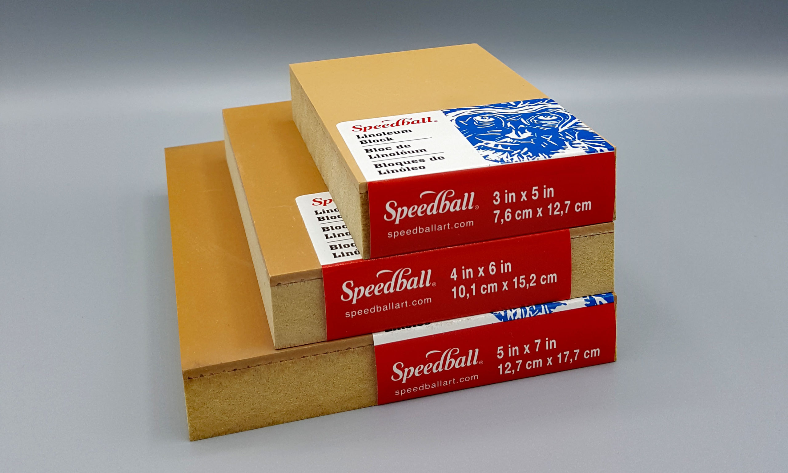 Speedball Unmounted Linoleum, Gray