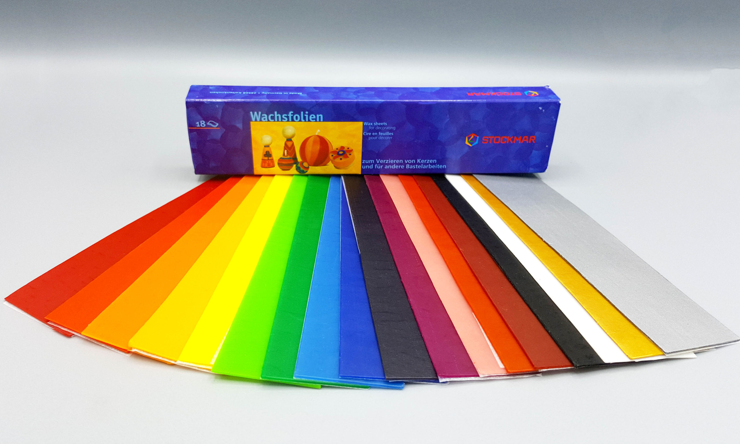 Stockmar Candle Decorating Wax -Assorted Rainbow Colors • PAPER