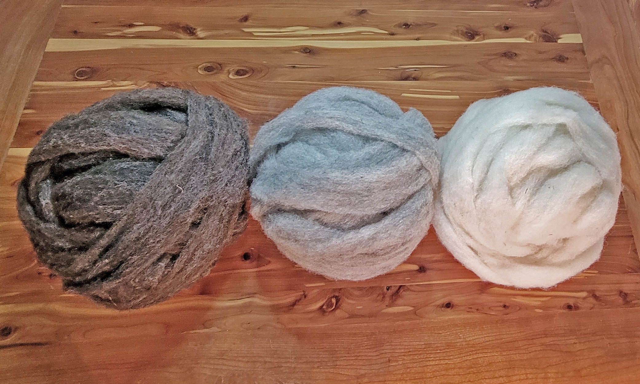 Bulk Wool Roving for Needle Felting Projects