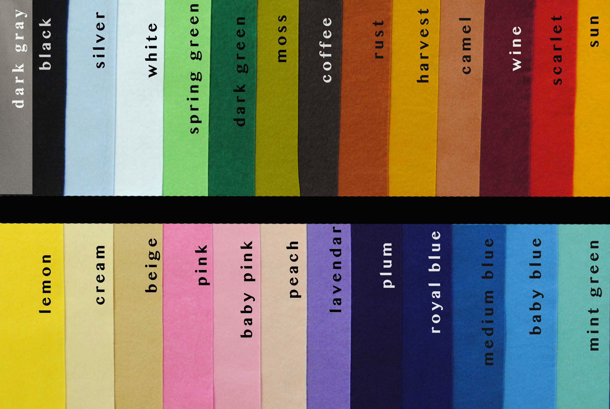 3 Wool Felt® - 42 Colors - Wool/Rayon Felt - WoolFelt® from National  Nonwovens