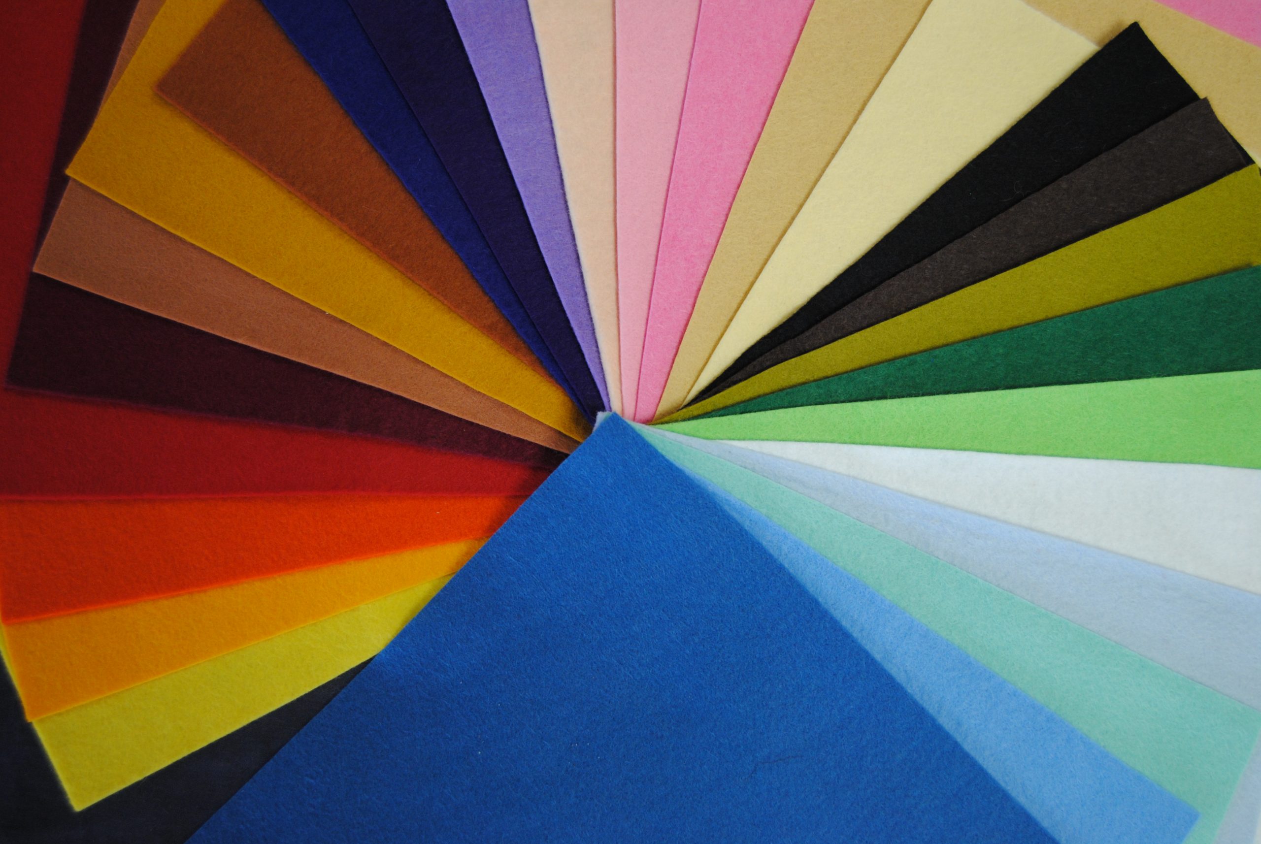 40% Wool Felt Single 18 Sheet -25 Colors • PAPER SCISSORS STONE