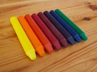 Filana Organic Beeswax Crayons 8 Sticks Rainbow