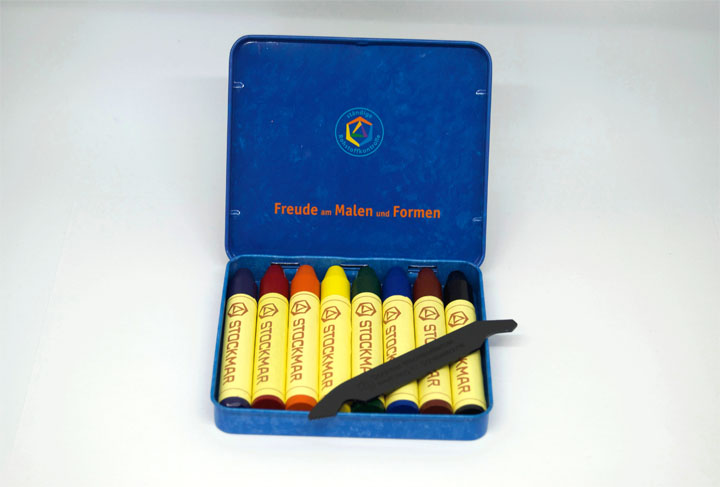 Stockmar Beeswax Crayons  8 Blocks - Woodlark Shop