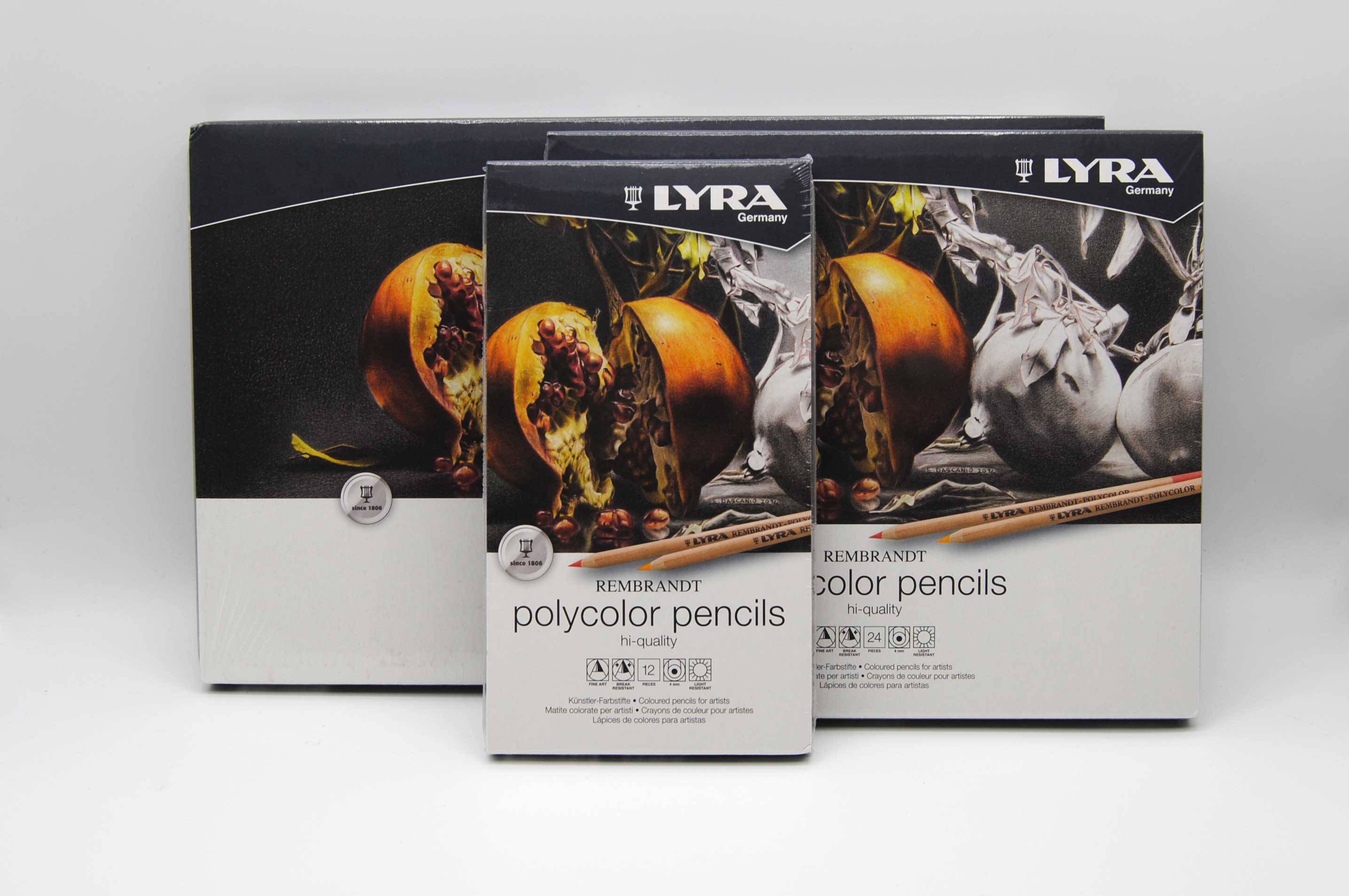 Lyra Rembrandt Polycolor Premium Oil-Based Colored Pencil Set - Set of 12