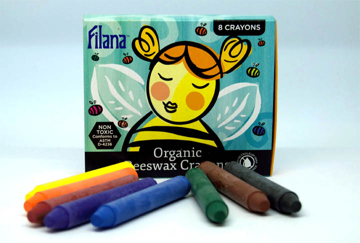 Stockmar Beeswax Crayons | Tin Box | 8 Blocks + 8 Sticks