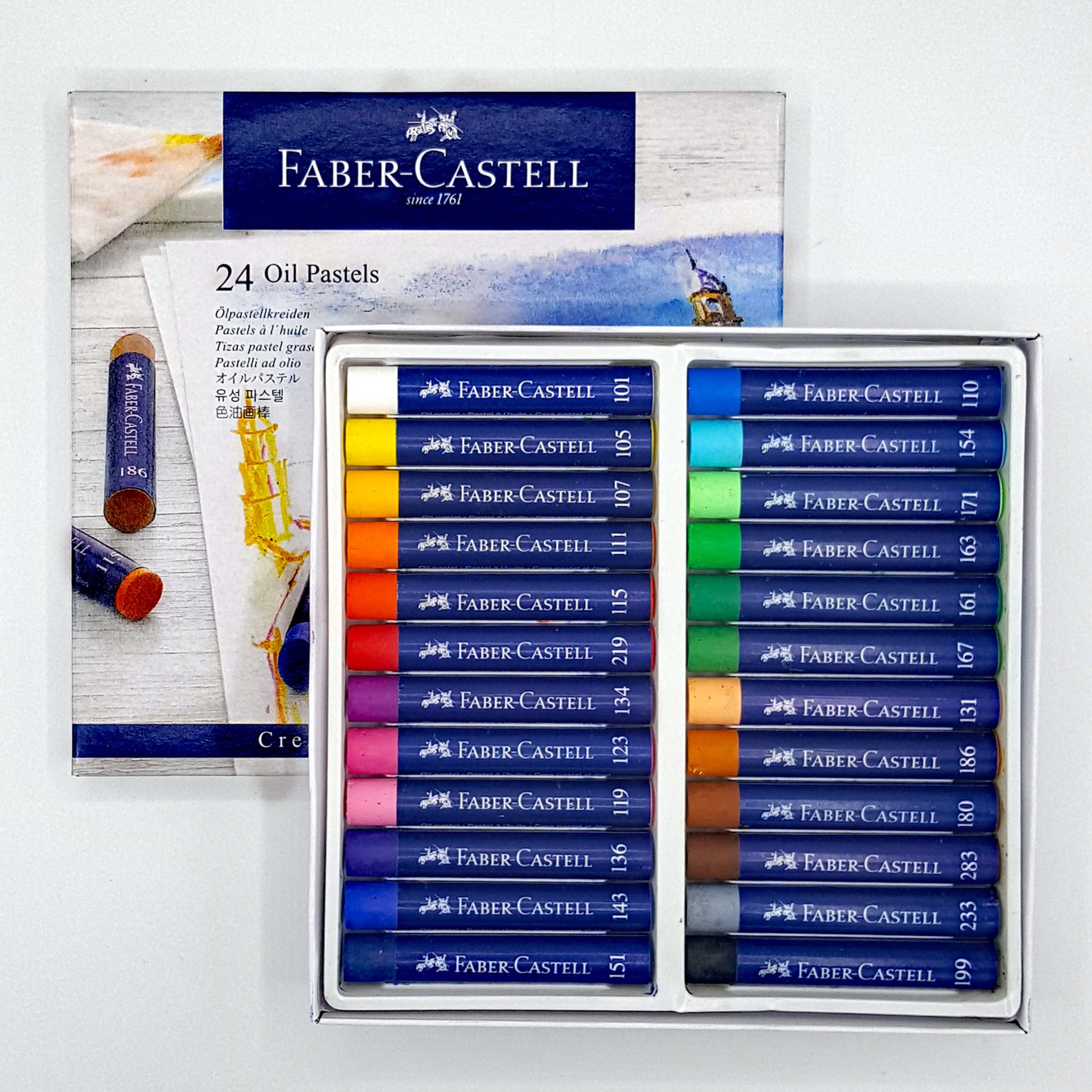 Faber Castell Oil Pastels New - 12 Colors : Faber Castell