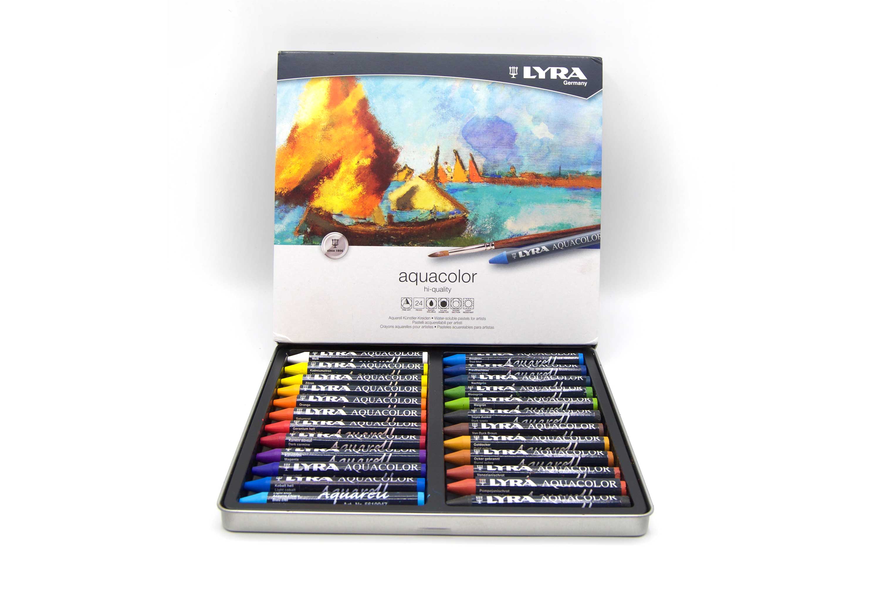 Lyra Aquacolor Water Soluble Crayons • PAPER SCISSORS STONE