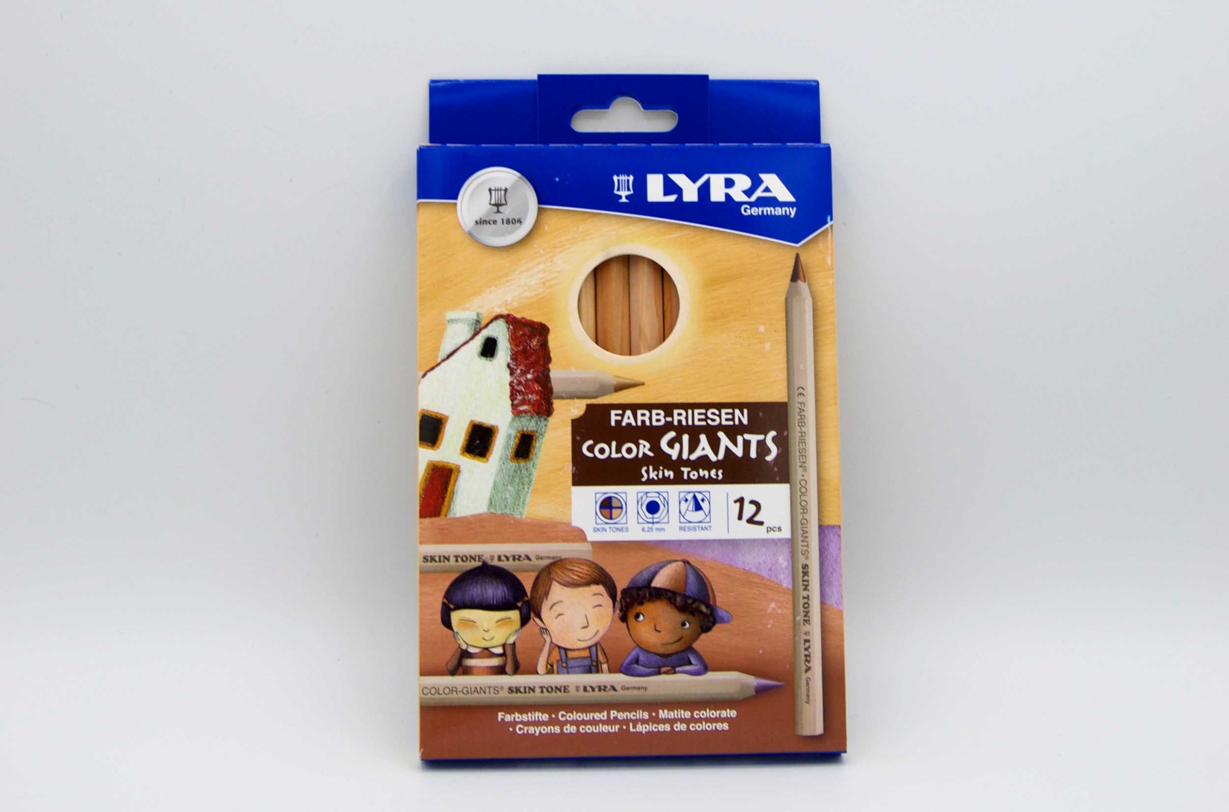 Lyra Color Giant Skin Toned Colored Pencils • PAPER SCISSORS STONE