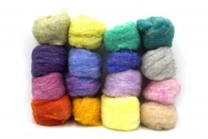 Needle felted wool felting Green Grass wool Roving for felting supplie –  Feltify