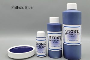 Stone Watercolor Paint Phthalo Blue