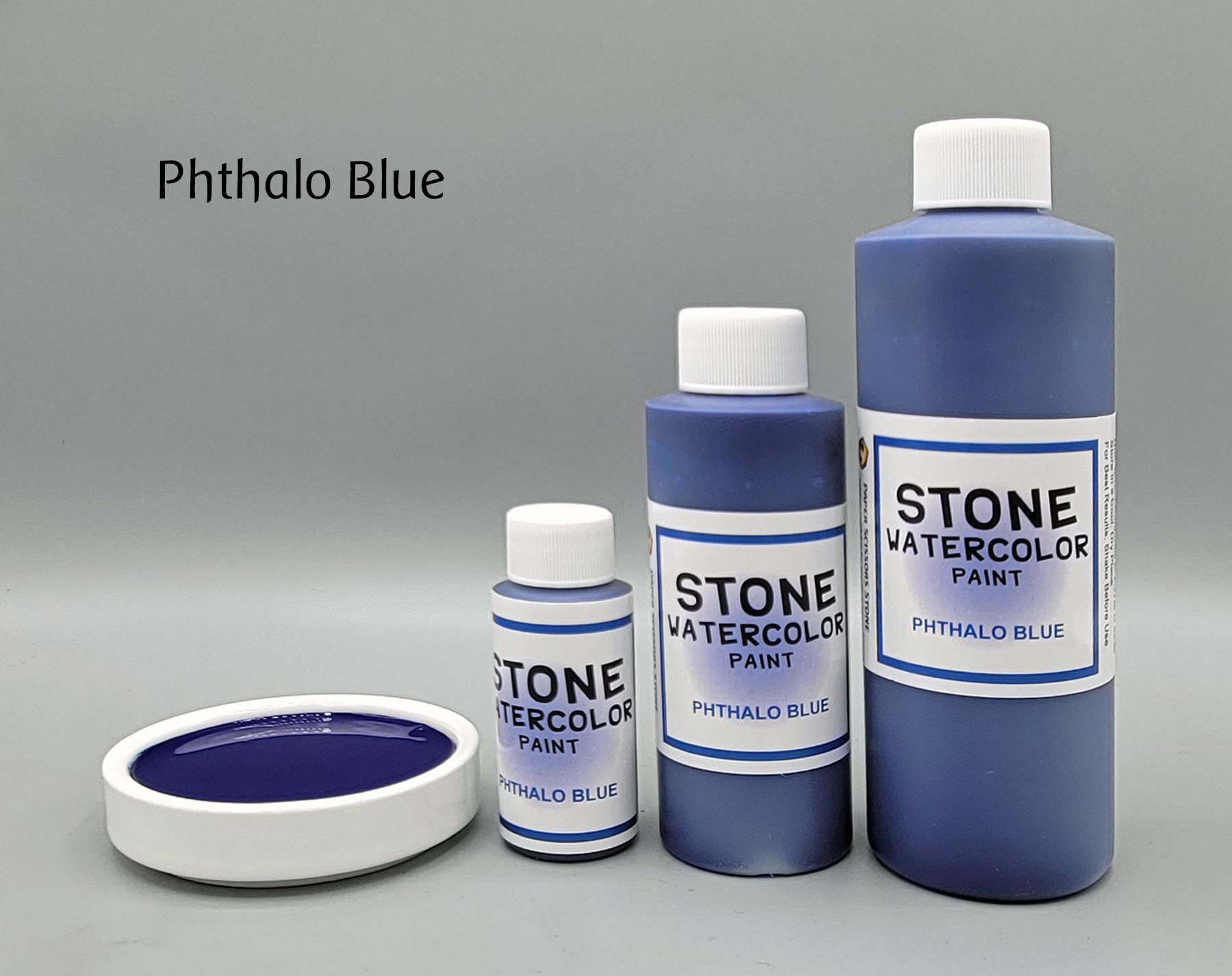 Stone Watercolor Paint Phthalo Blue