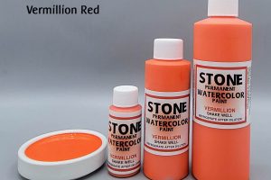 Stone Watercolor Paint Vermillion