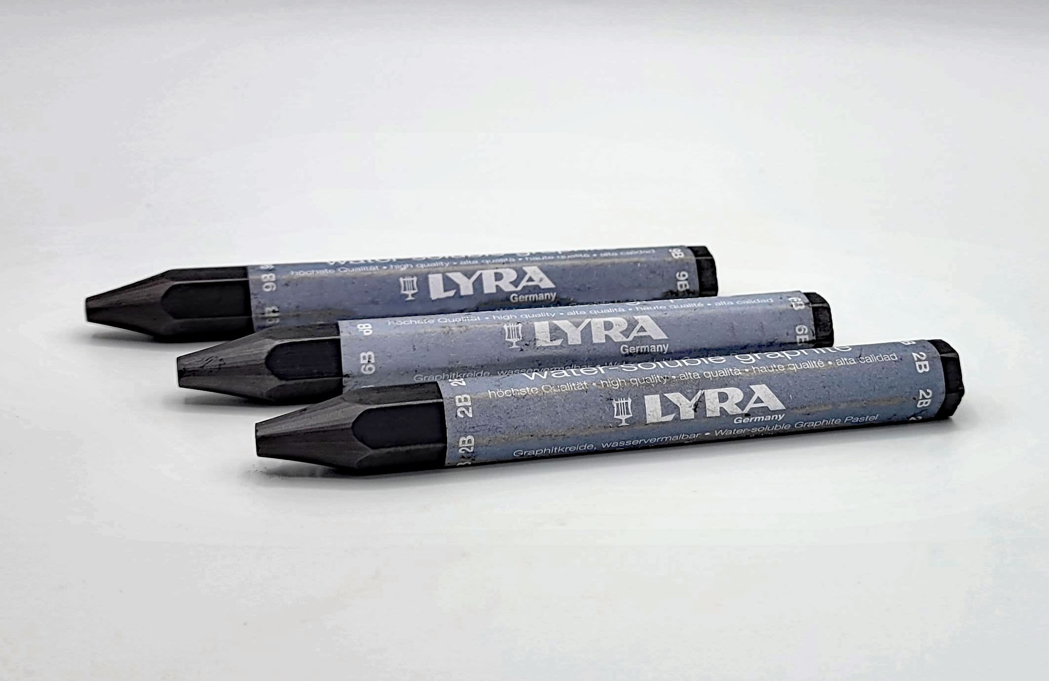 Lyra Graphite Crayon, Water-Soluble, 6b
