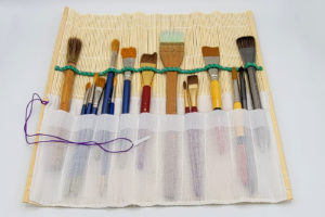 Paint Brush for Waldorf Watercolor Painting - Wide Flat - A