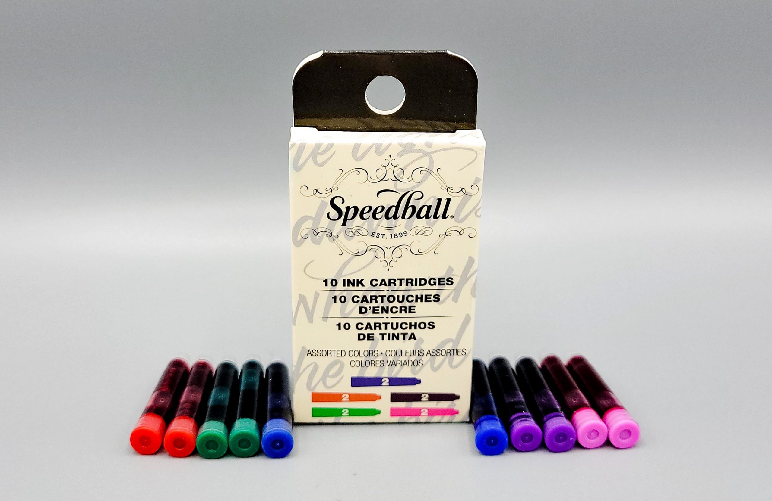 Speedball Ink Cartridges 10 pack - Black & Colors • PAPER SCISSORS STONE