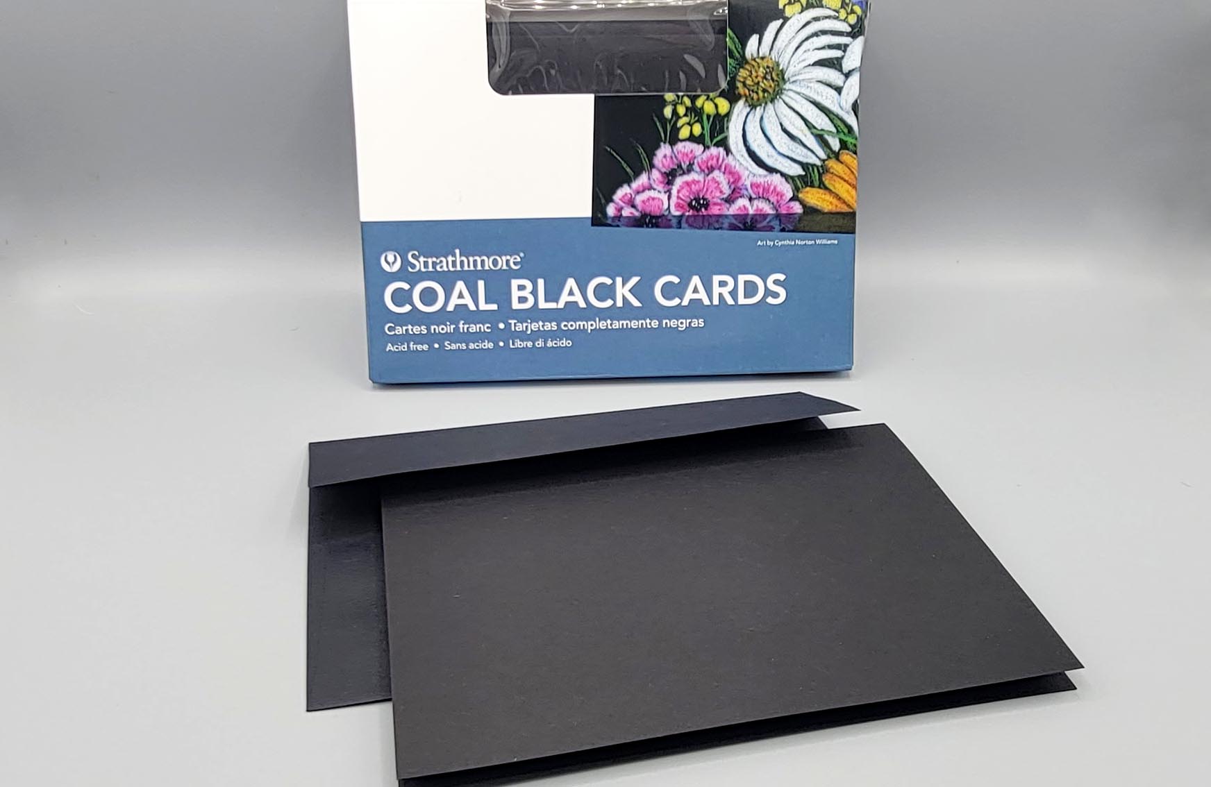 Strathmore Coal Black Artagain Cards • PAPER SCISSORS STONE