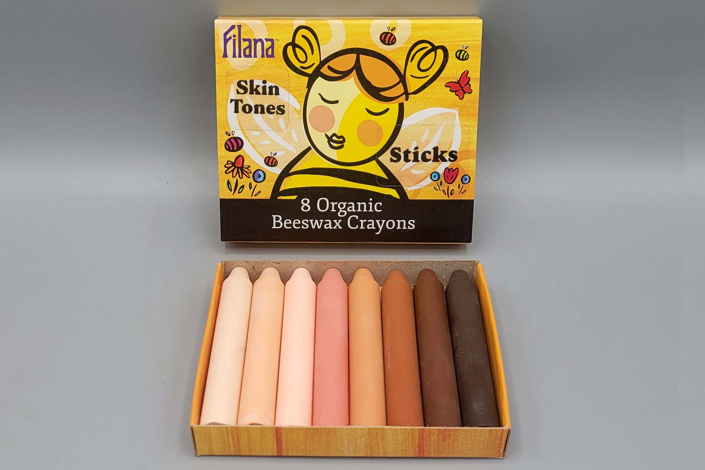 Filana Skin Tone Beeswax Stick Crayons — Set of 8 or 12 - Image 2