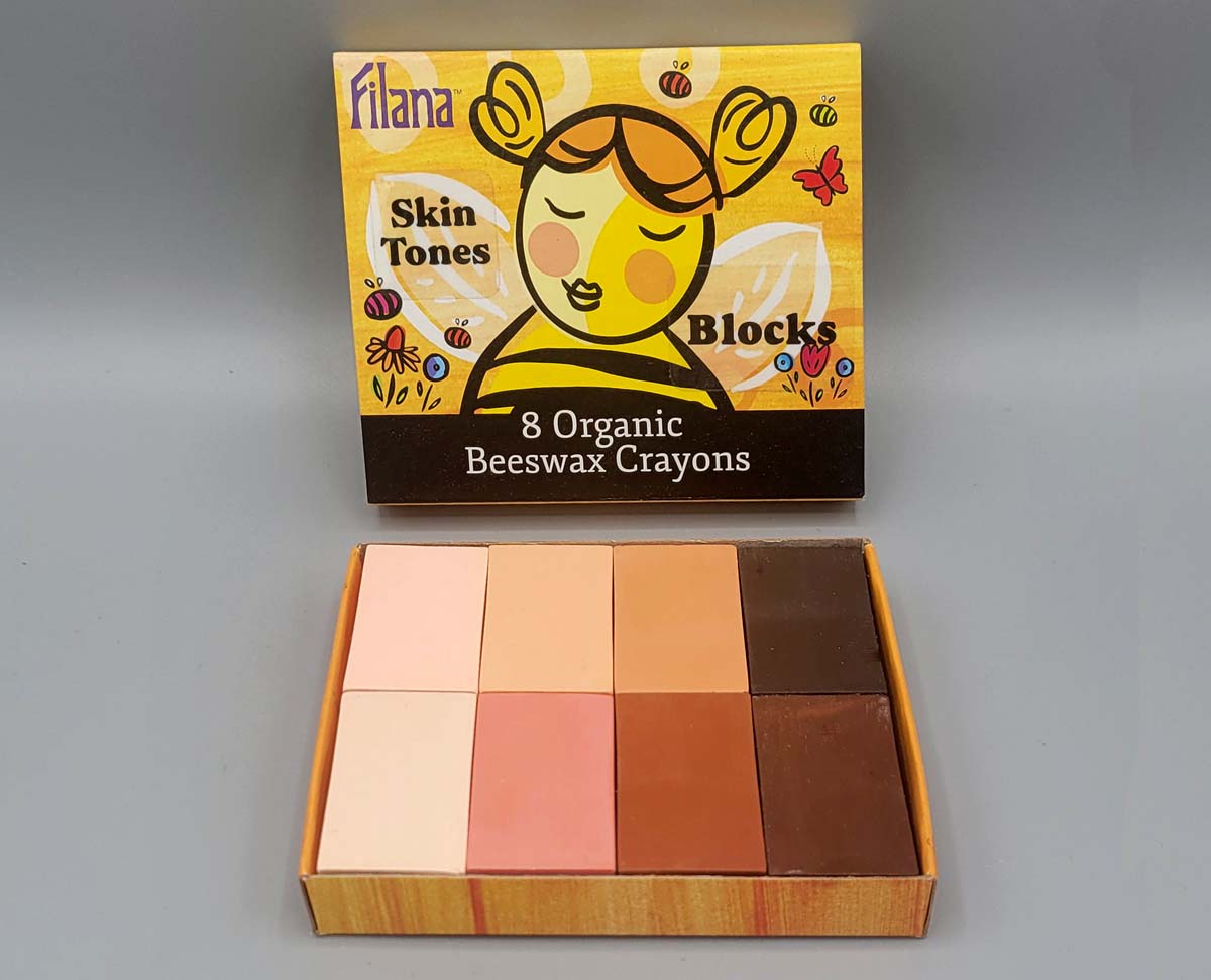 Filana Beeswax BLOCK Crayons — Skin Tone Sets (12 or 8 Colors) - Image 2