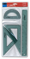 Ruler Combo Sets —6" or 12" (Westcott/C‑Thru)