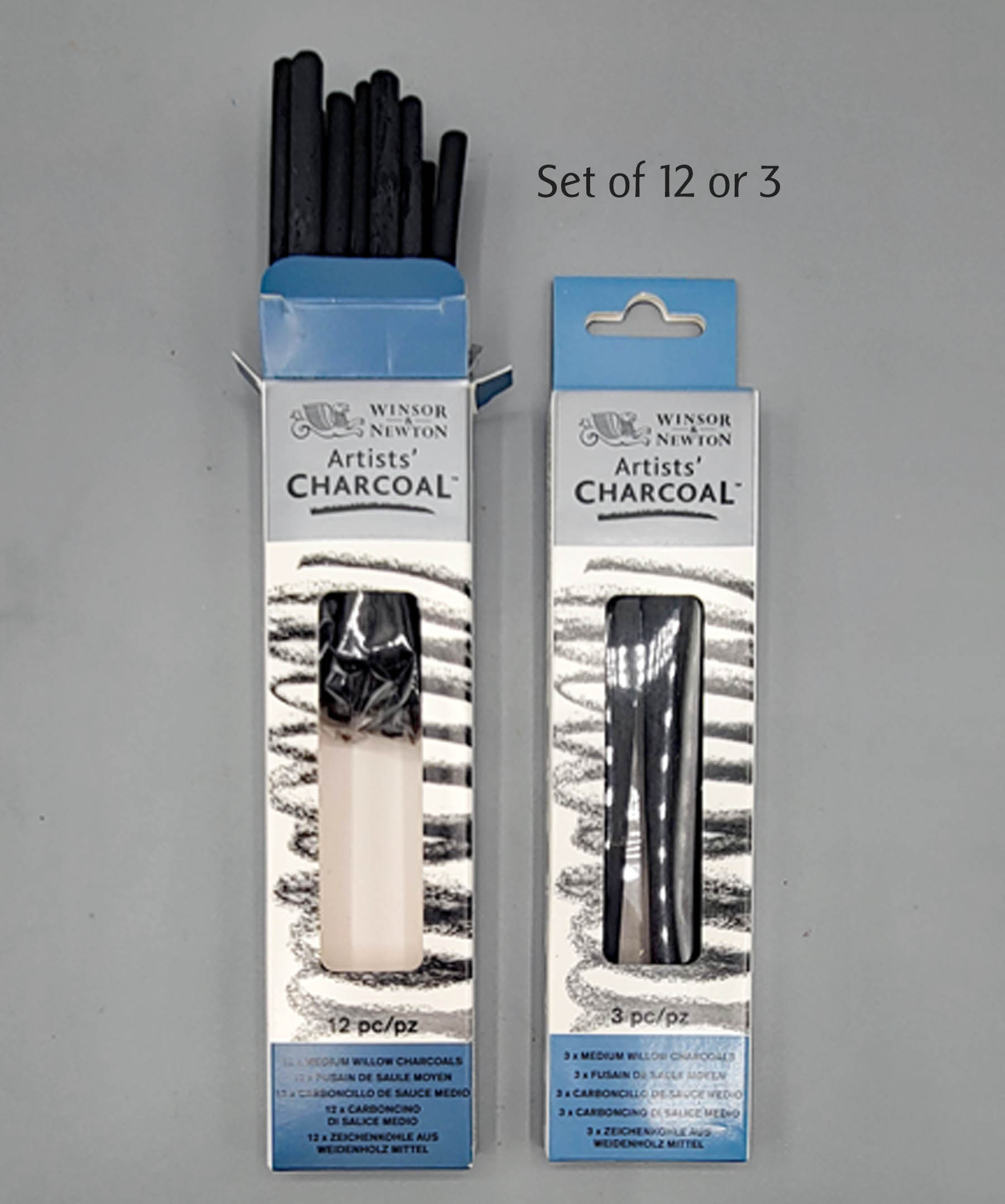 Willow Charcoal — Medium (3 or 12 Sticks)