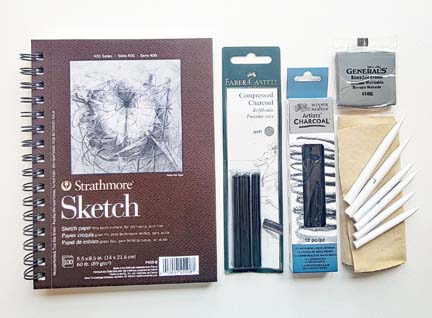 Charcoal Drawing KIT