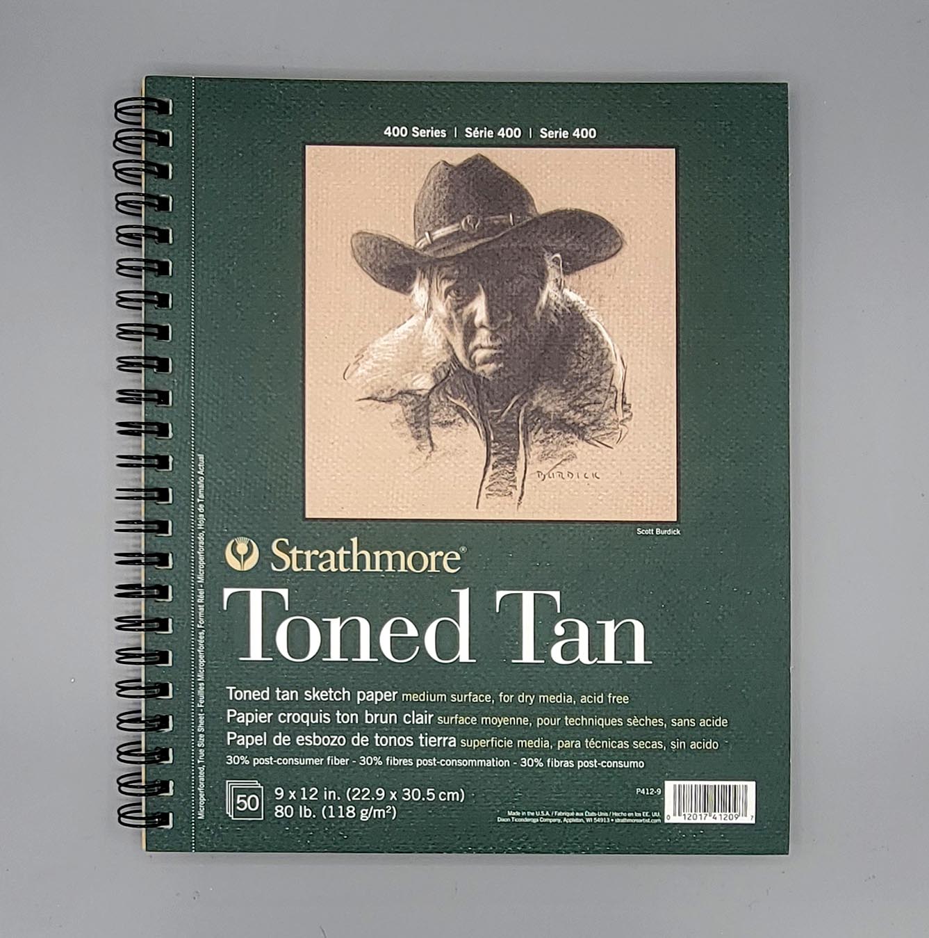 Strathmore 400 Series Toned Tan Sketch Paper — 100% Recycled (60 lb.)