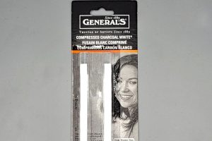 General’s Compressed Charcoal White Square 2B – 2 Pack Carded 