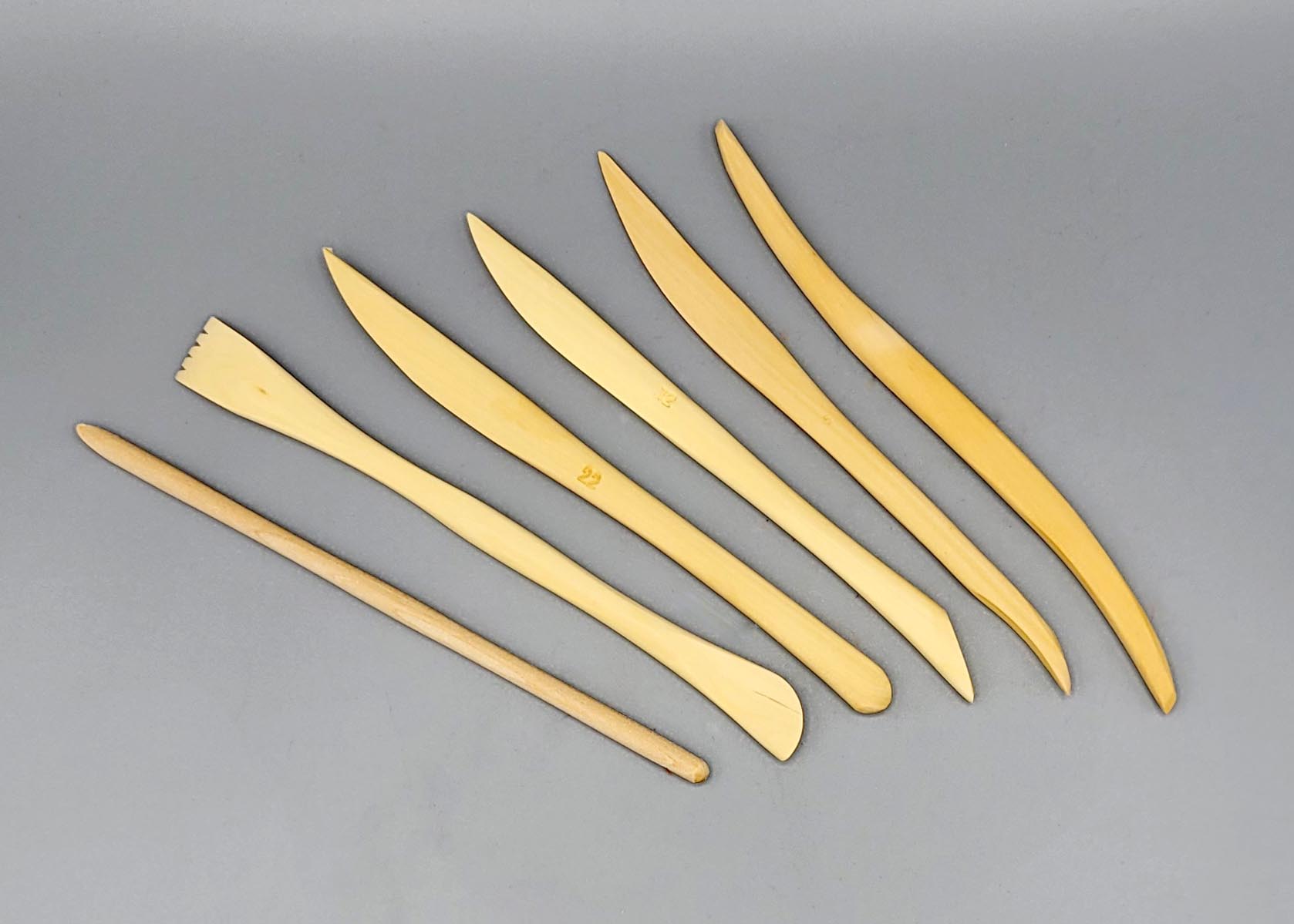 Wooden Modeling Tools Mini 6PC Set