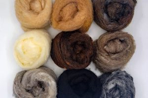 Nature’s Neutrals • 9‑Color Wool Roving Set